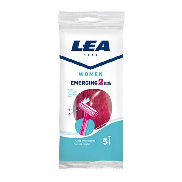 Lea mujer emerging cuchillas desechables 2 hojas 5un