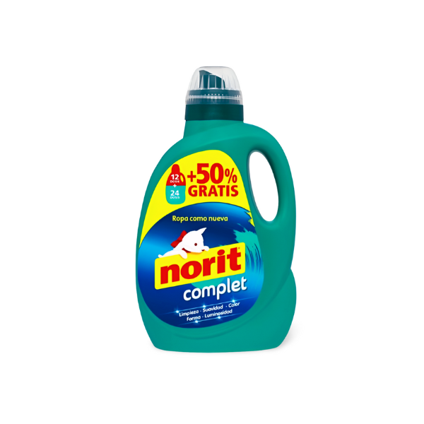 Norit complet detergente 24 dosis + 12 dosis