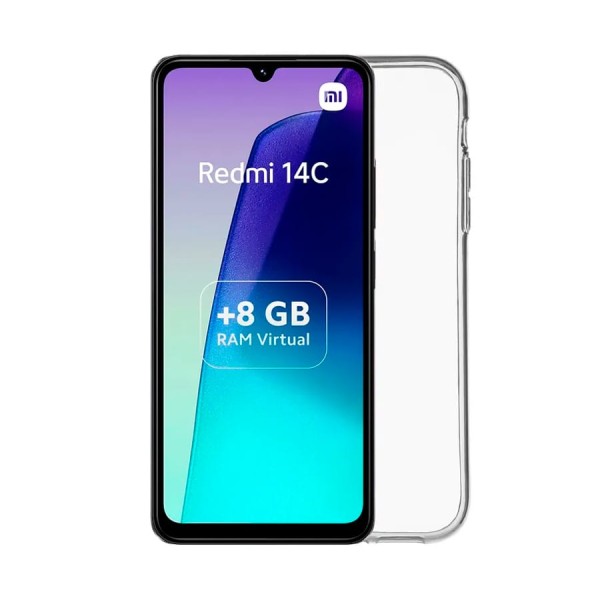 Jc funda trasera silicona transparente/ redmi 14c