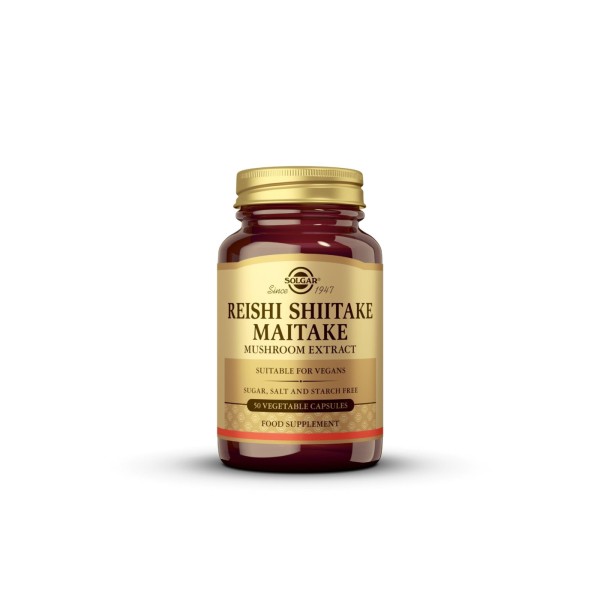 Solgar Reishi Shiirake Maitake 50c