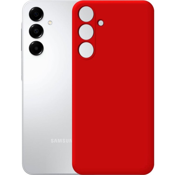 Jc funda trasera de silicona en color rojo / samsung galaxy a16