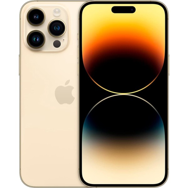 Apple iphone 14 pro max 5g reacondicionado (cpo) gold / 6+256gb / 6.7" amoled 120hz full hd+