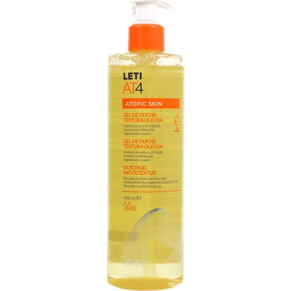 Leti At4 Gel de Ducha Textura Oleosa 400ml