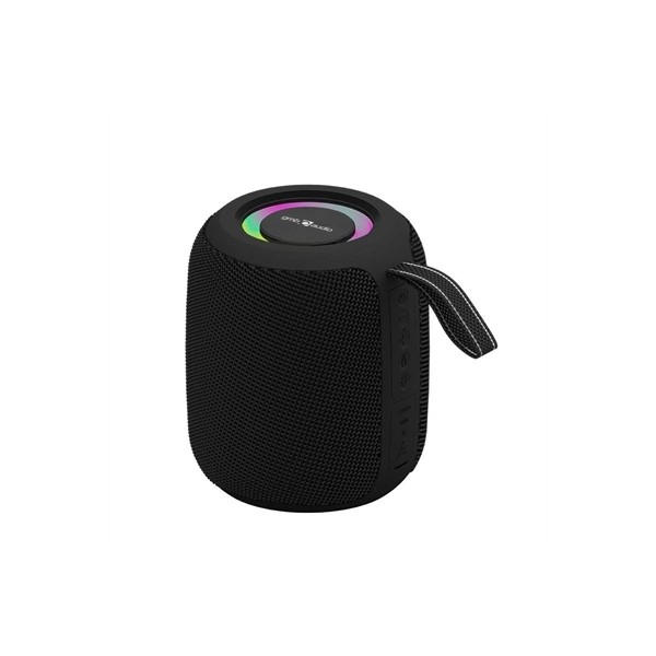 Gembird altavoz bt efecto luz led rgb negro