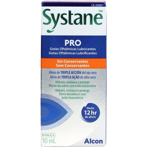 Systane Pro Gotas Oftálmicas Lubricantes Sin Conservantes 10 ml